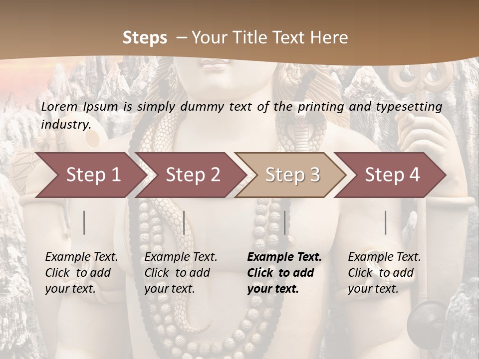 Gesture Outdoors Mythology PowerPoint Template