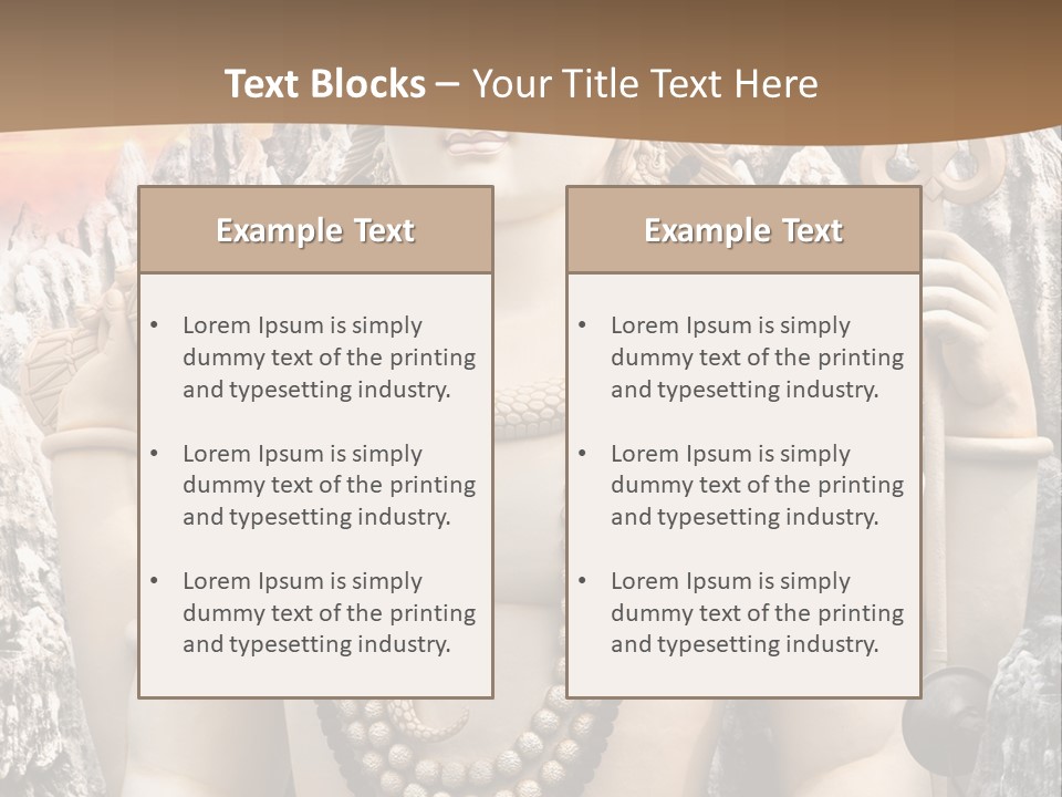 Gesture Outdoors Mythology PowerPoint Template