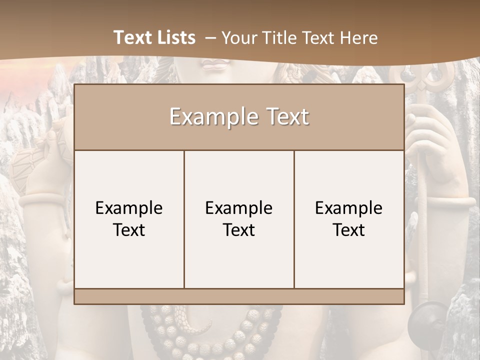 Gesture Outdoors Mythology PowerPoint Template