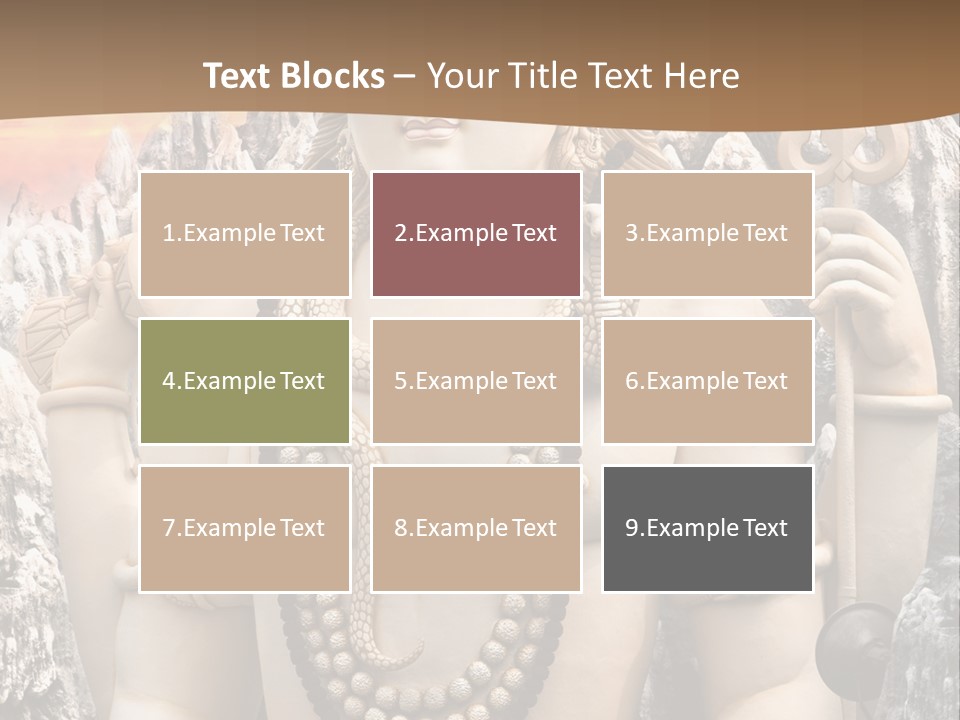 Gesture Outdoors Mythology PowerPoint Template