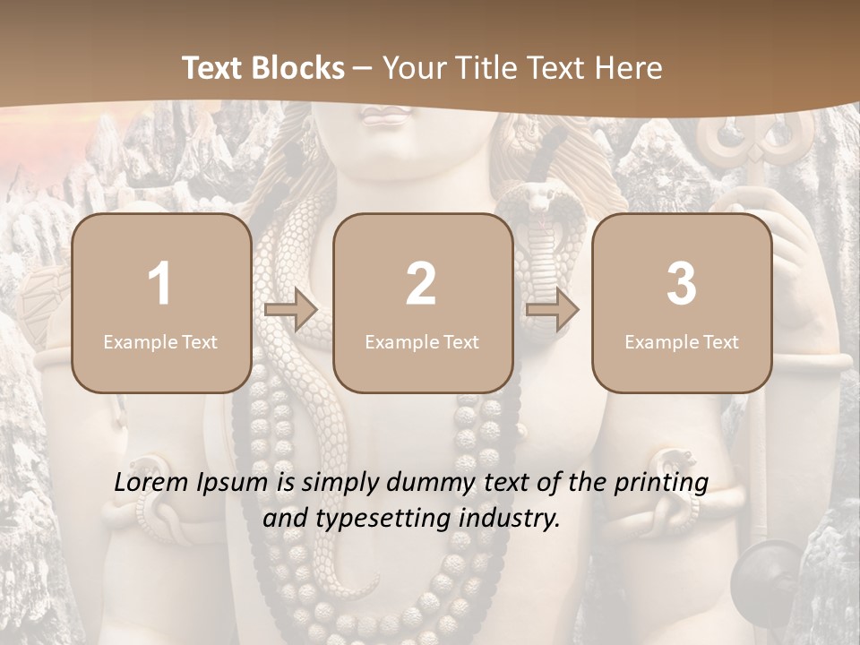 Gesture Outdoors Mythology PowerPoint Template