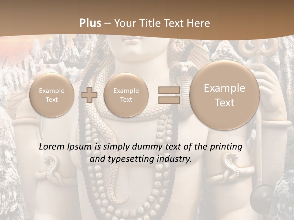Gesture Outdoors Mythology PowerPoint Template