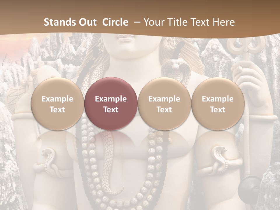 Gesture Outdoors Mythology PowerPoint Template