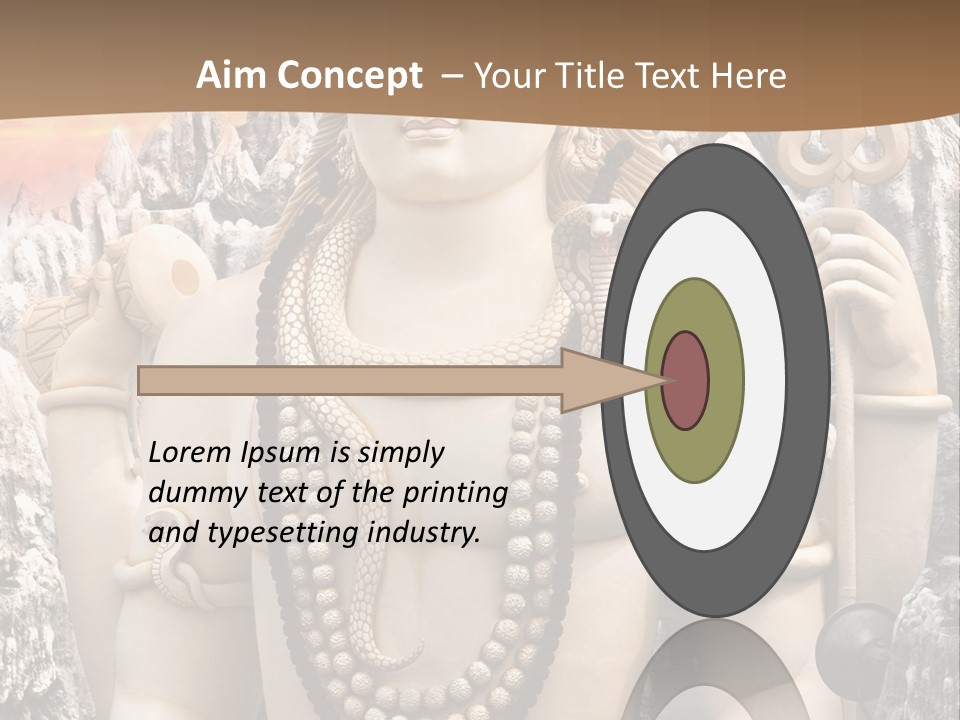 Gesture Outdoors Mythology PowerPoint Template