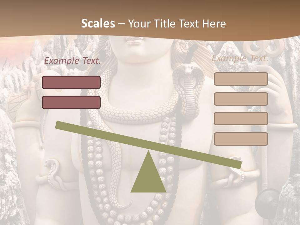 Gesture Outdoors Mythology PowerPoint Template