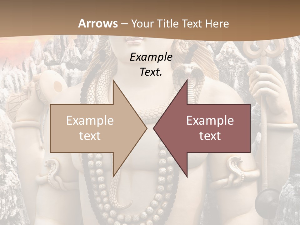 Gesture Outdoors Mythology PowerPoint Template