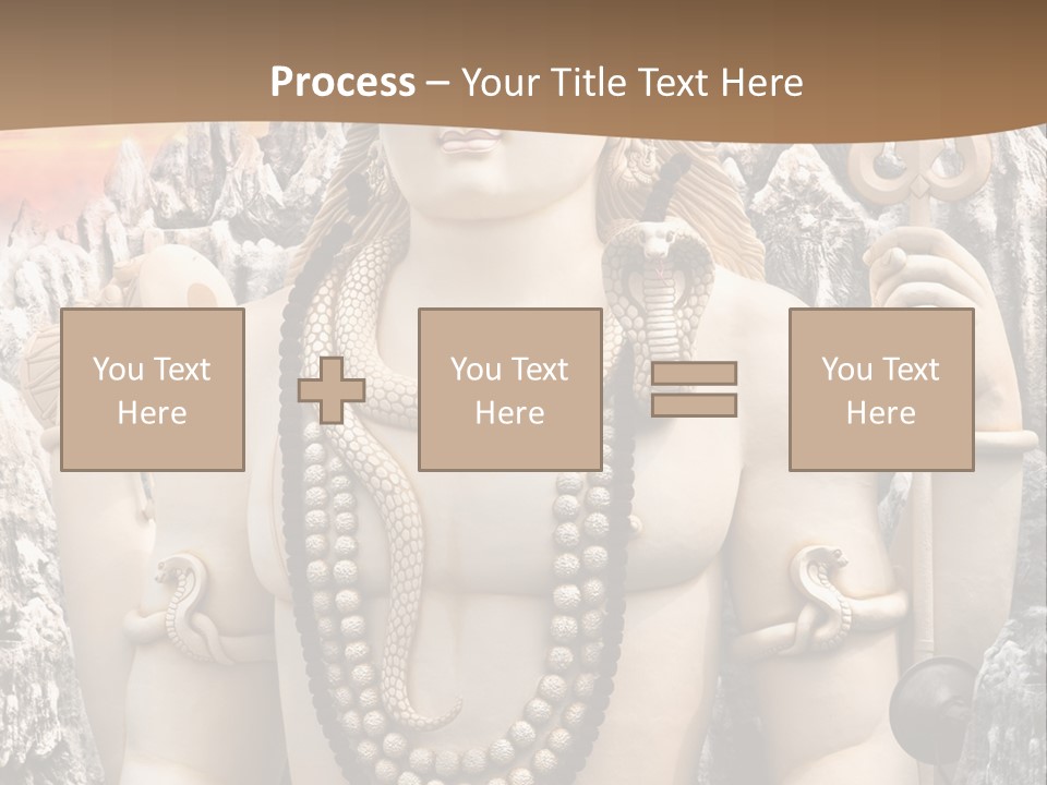 Gesture Outdoors Mythology PowerPoint Template