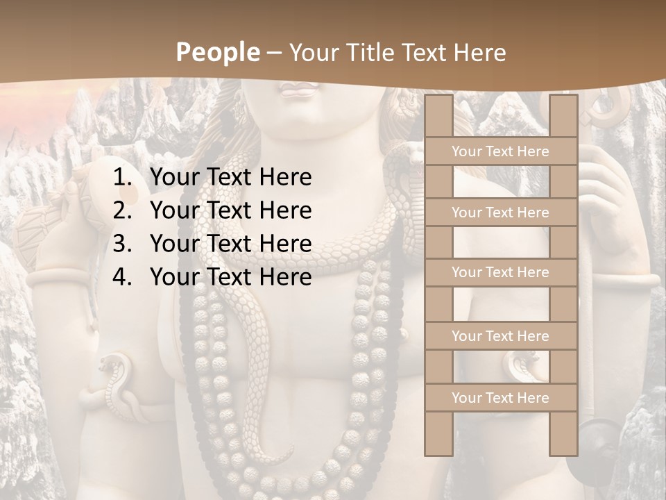 Gesture Outdoors Mythology PowerPoint Template