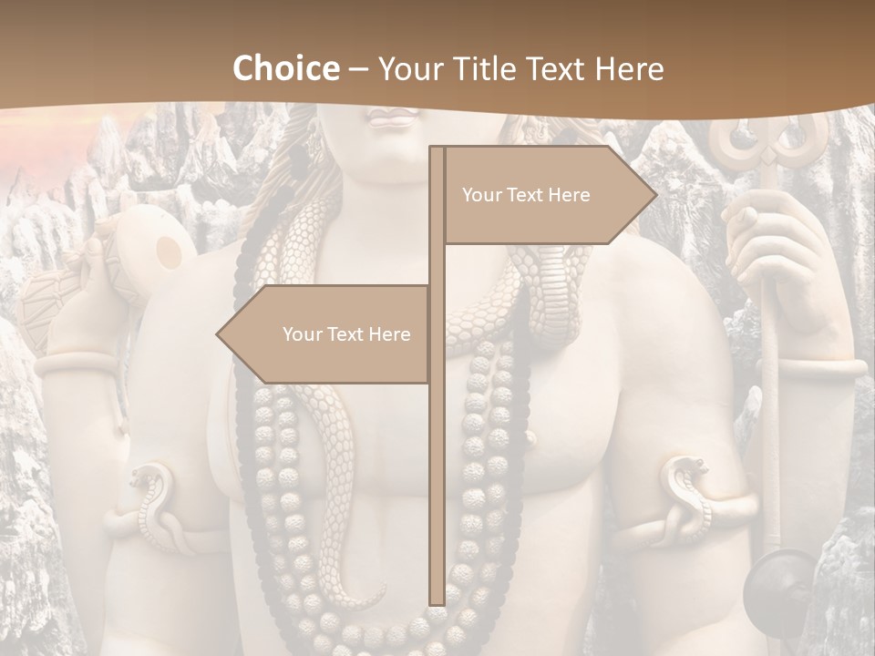 Gesture Outdoors Mythology PowerPoint Template
