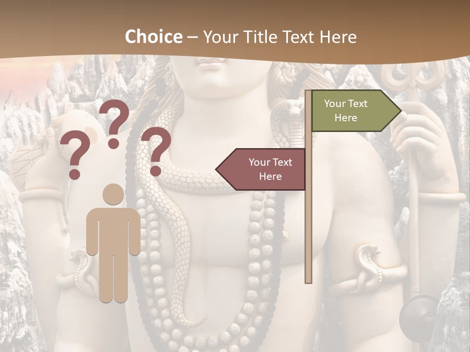 Gesture Outdoors Mythology PowerPoint Template