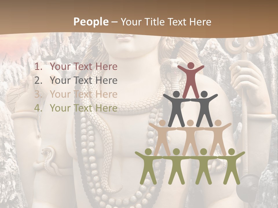 Gesture Outdoors Mythology PowerPoint Template