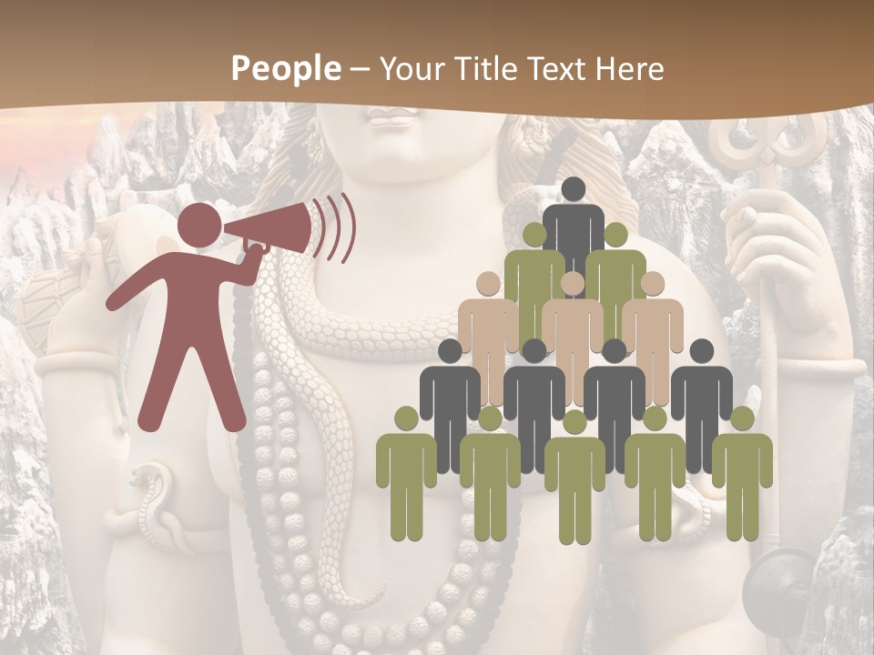 Gesture Outdoors Mythology PowerPoint Template