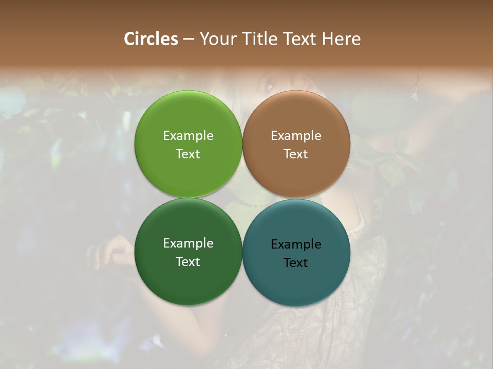 Lovely Person Background PowerPoint Template