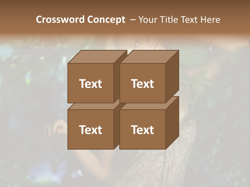 Lovely Person Background PowerPoint Template