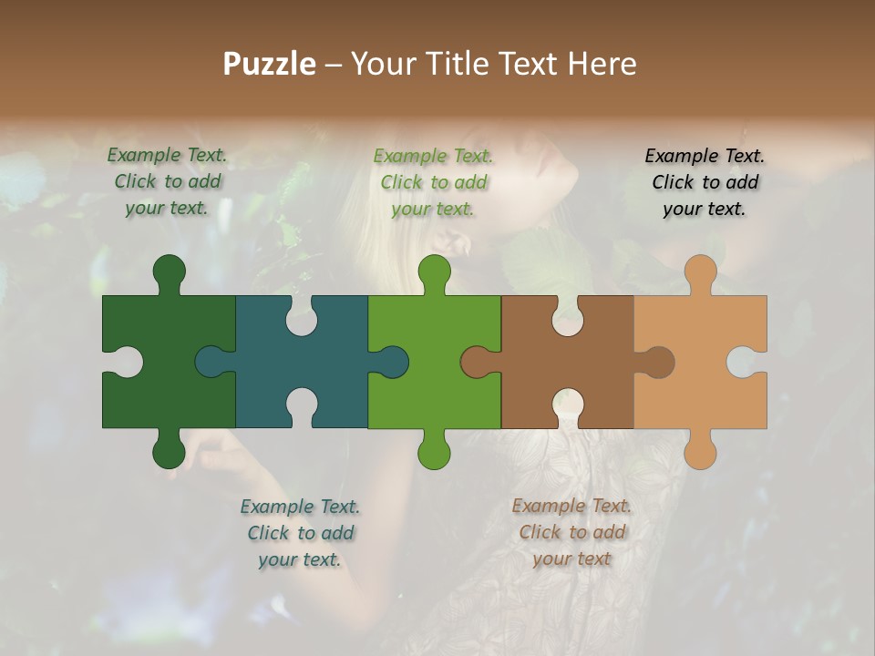 Lovely Person Background PowerPoint Template