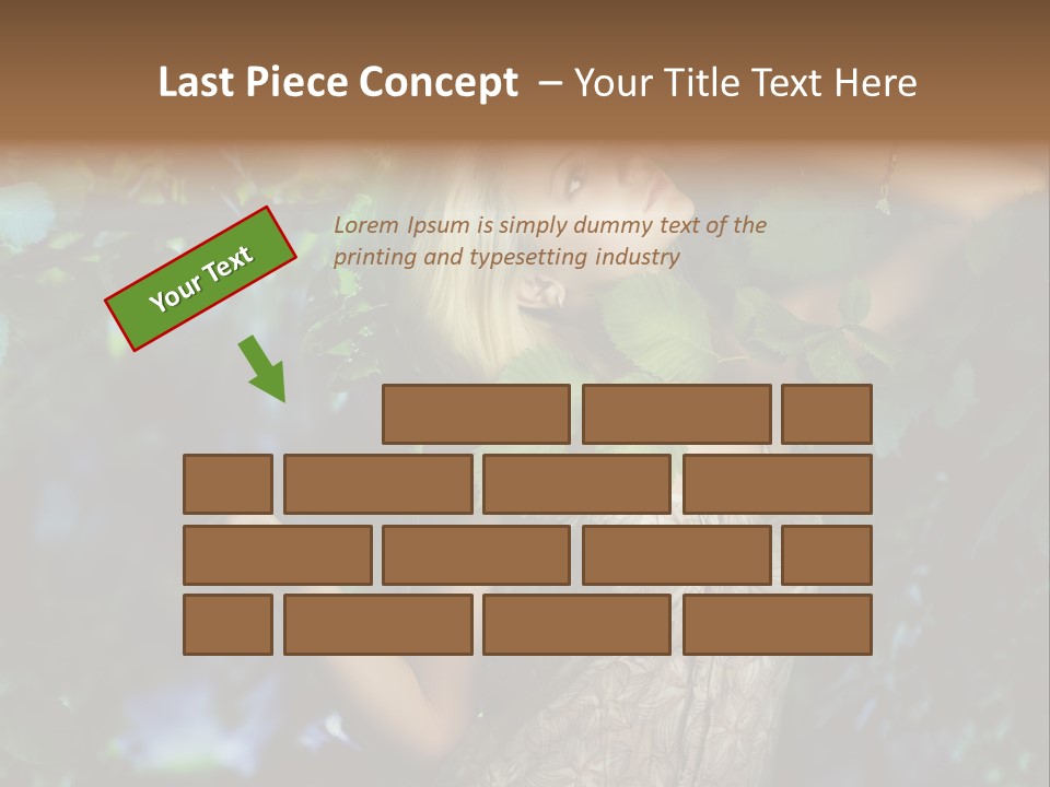 Lovely Person Background PowerPoint Template