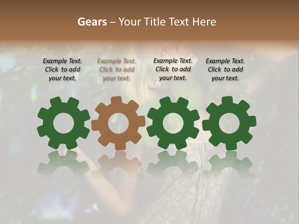 Lovely Person Background PowerPoint Template