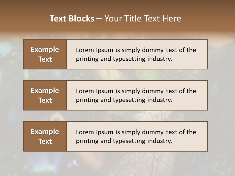 Lovely Person Background PowerPoint Template