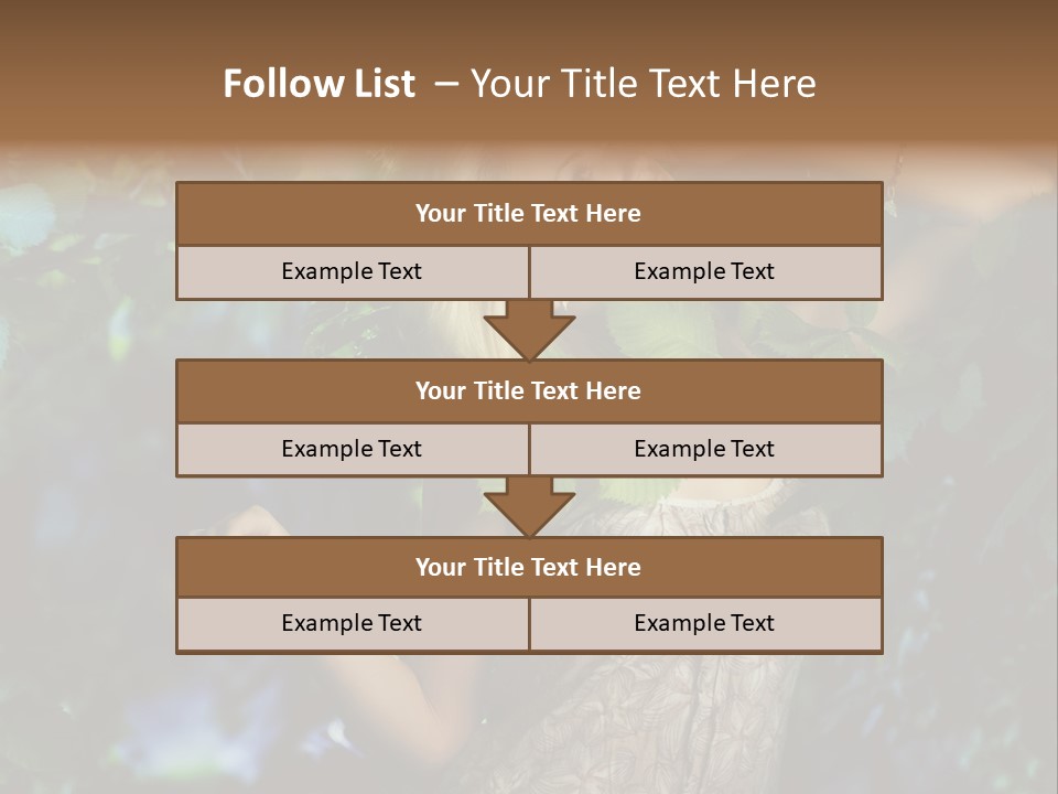 Lovely Person Background PowerPoint Template