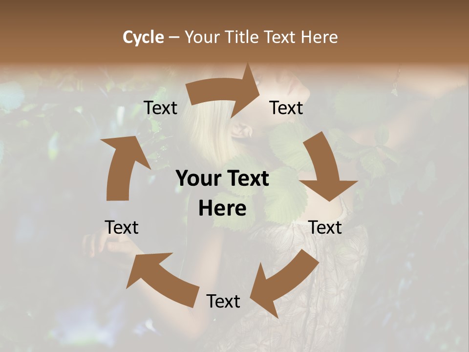 Lovely Person Background PowerPoint Template