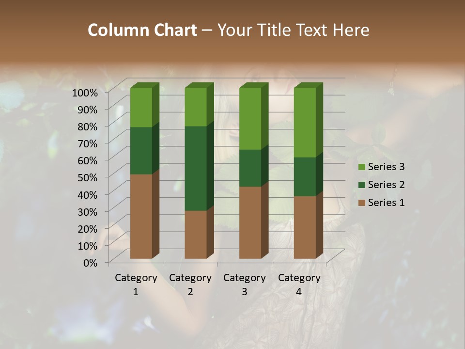 Lovely Person Background PowerPoint Template