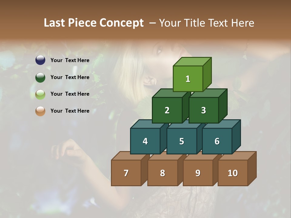 Lovely Person Background PowerPoint Template