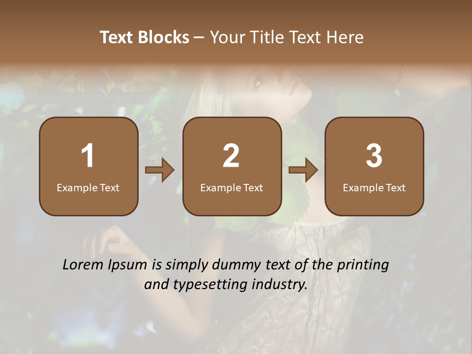 Lovely Person Background PowerPoint Template