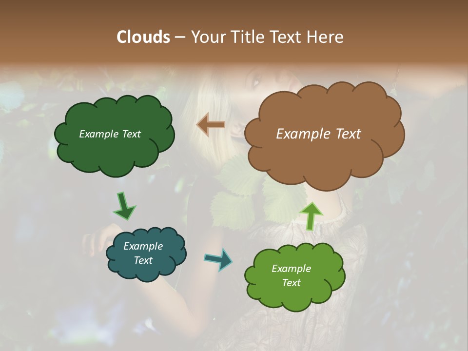Lovely Person Background PowerPoint Template