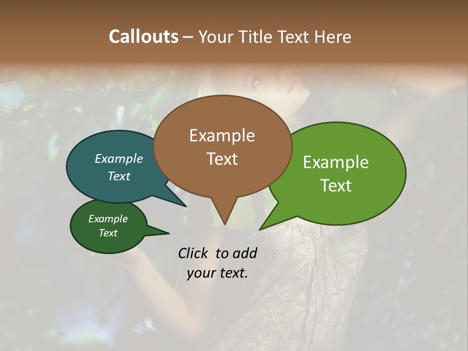 Lovely Person Background PowerPoint Template