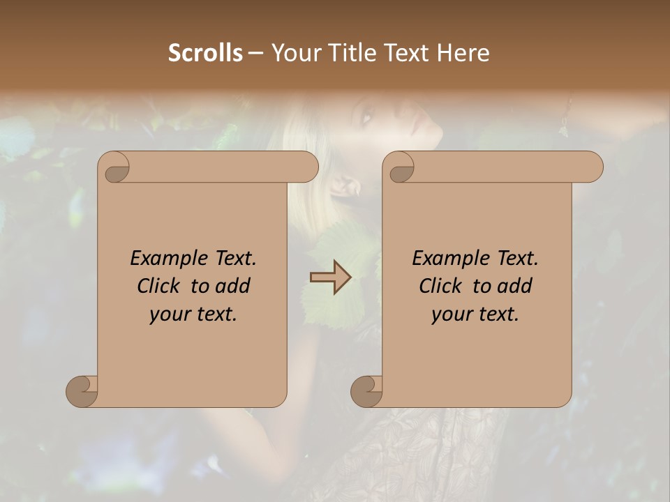 Lovely Person Background PowerPoint Template