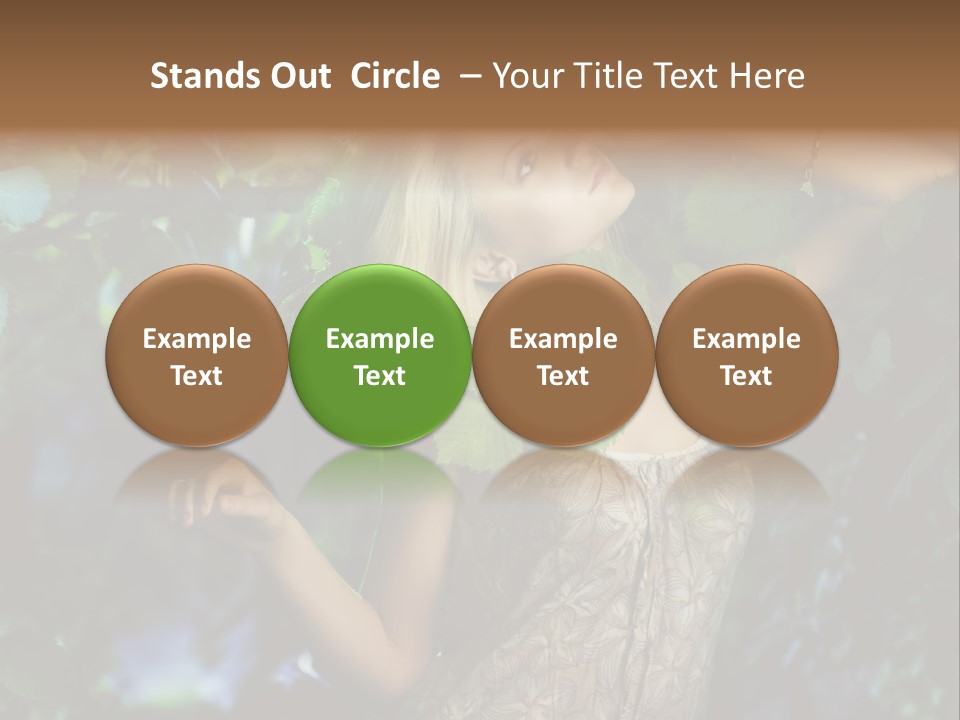 Lovely Person Background PowerPoint Template