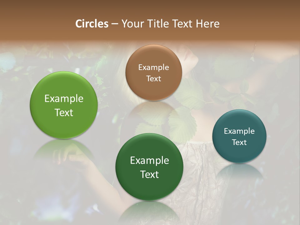 Lovely Person Background PowerPoint Template