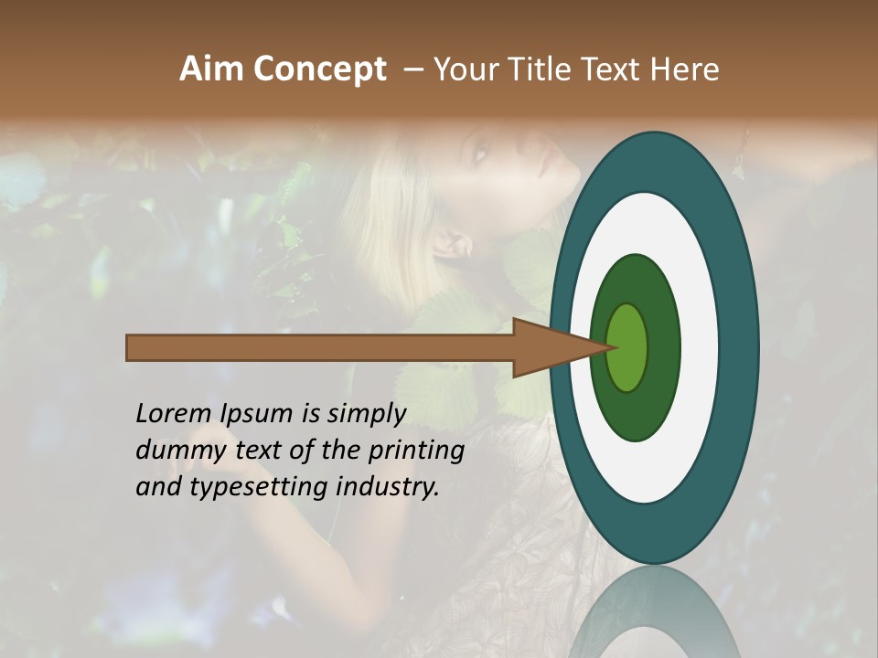 Lovely Person Background PowerPoint Template