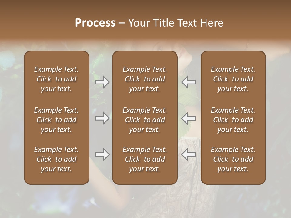 Lovely Person Background PowerPoint Template