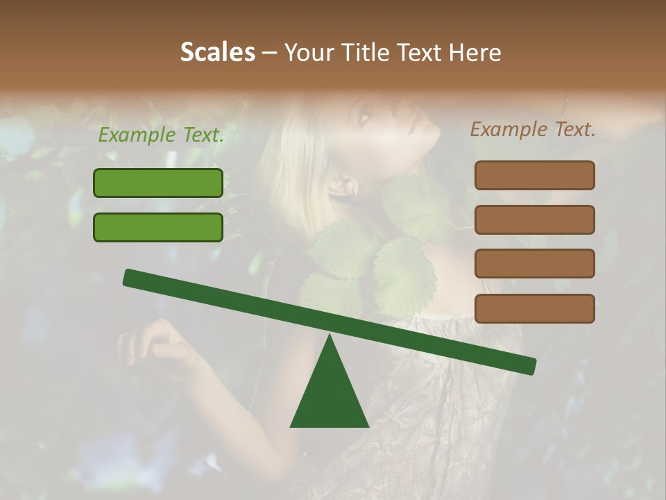 Lovely Person Background PowerPoint Template