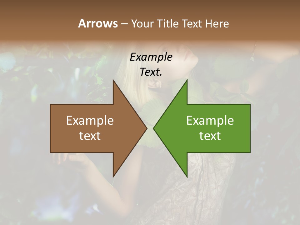 Lovely Person Background PowerPoint Template