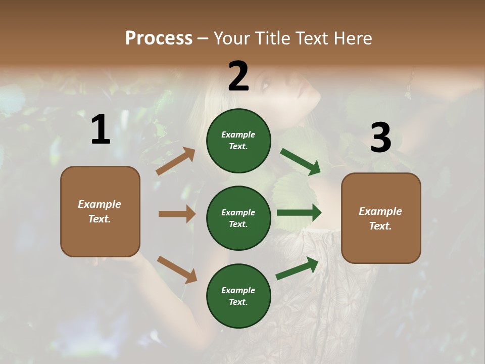 Lovely Person Background PowerPoint Template