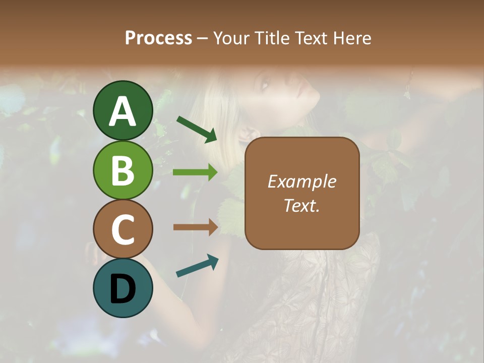 Lovely Person Background PowerPoint Template