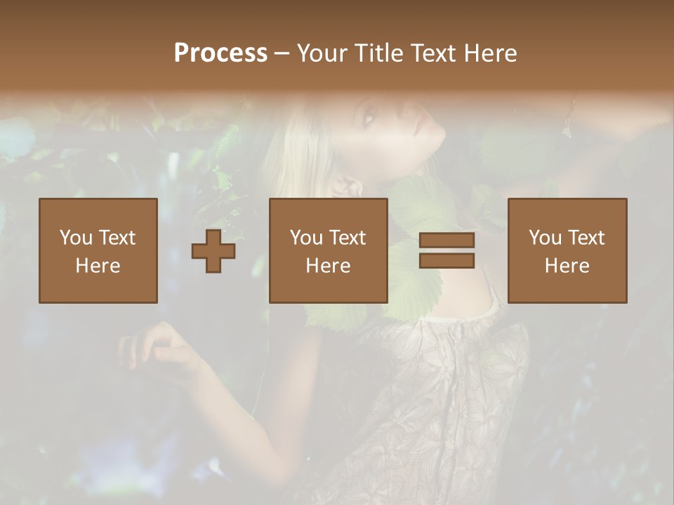 Lovely Person Background PowerPoint Template