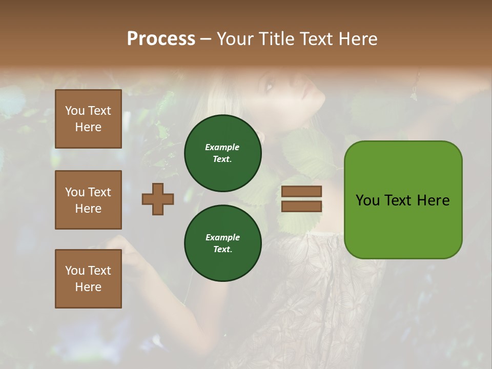 Lovely Person Background PowerPoint Template