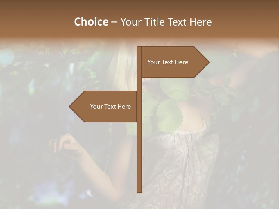 Lovely Person Background PowerPoint Template