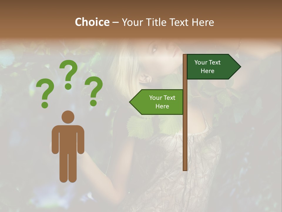 Lovely Person Background PowerPoint Template