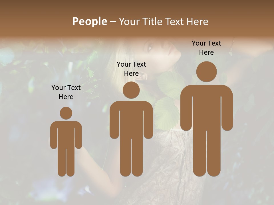 Lovely Person Background PowerPoint Template