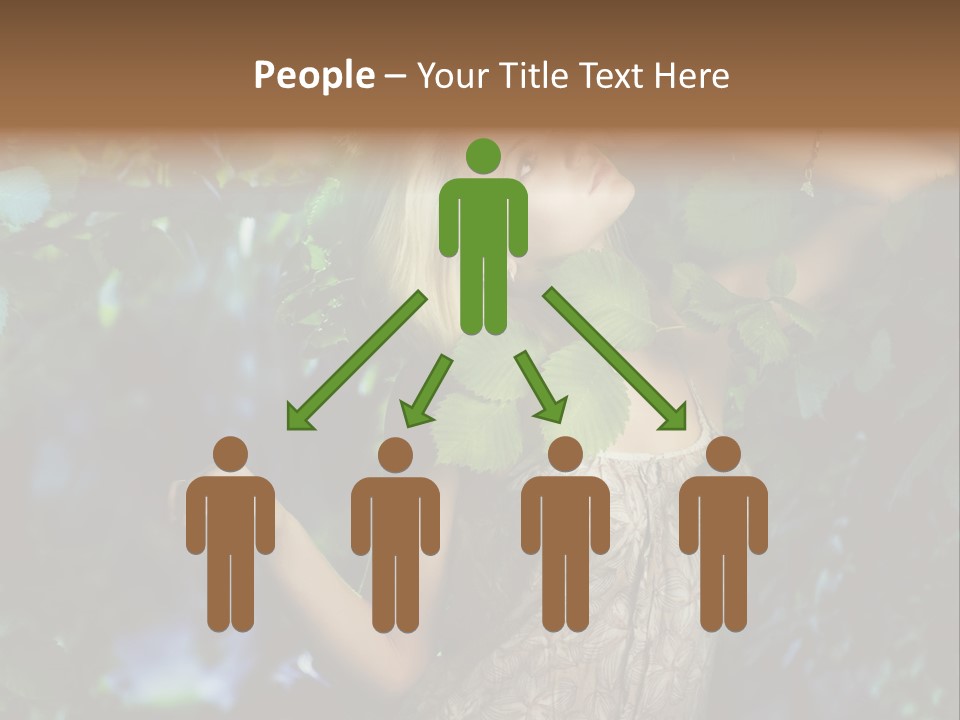 Lovely Person Background PowerPoint Template