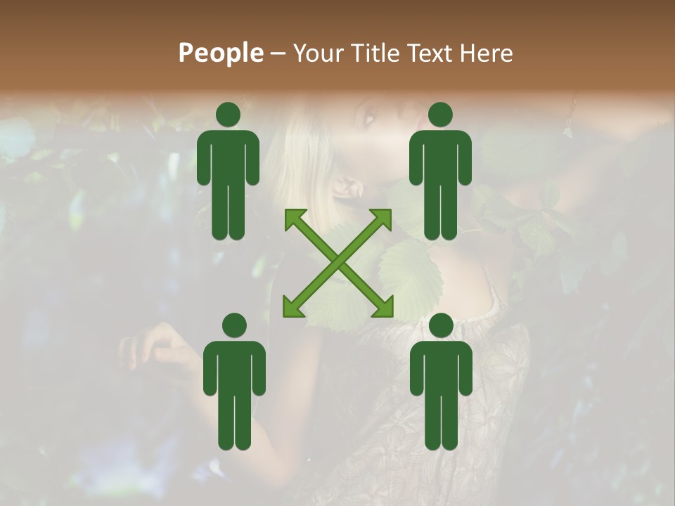 Lovely Person Background PowerPoint Template