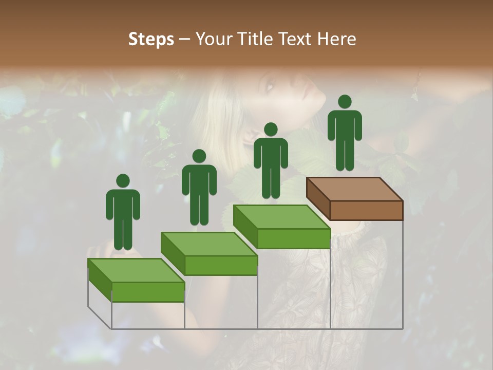 Lovely Person Background PowerPoint Template