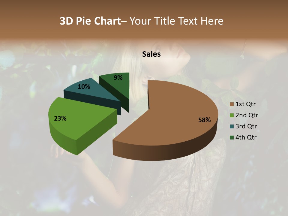 Lovely Person Background PowerPoint Template