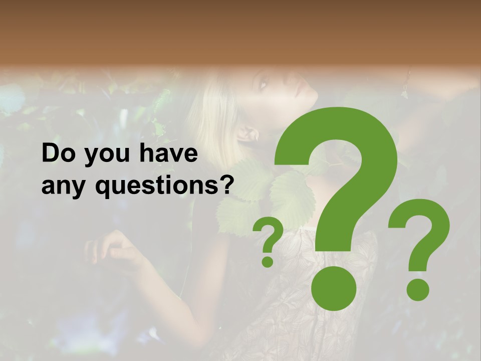 Lovely Person Background PowerPoint Template