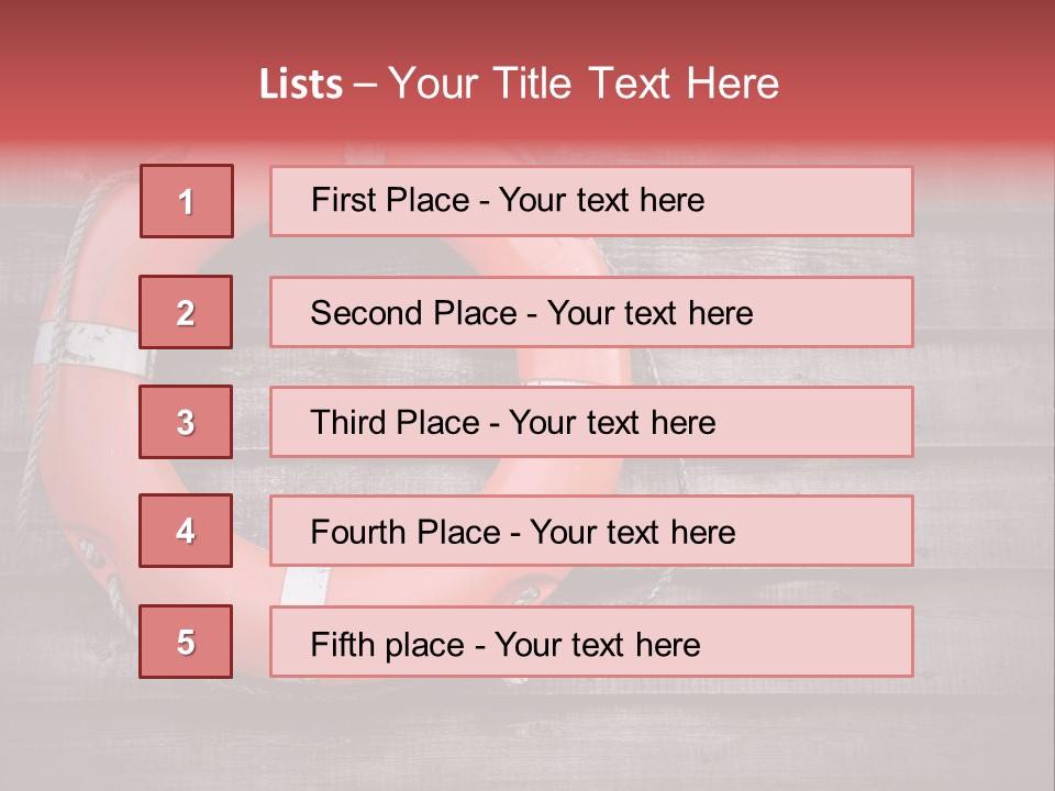 Buoy Swimming Marine PowerPoint Template