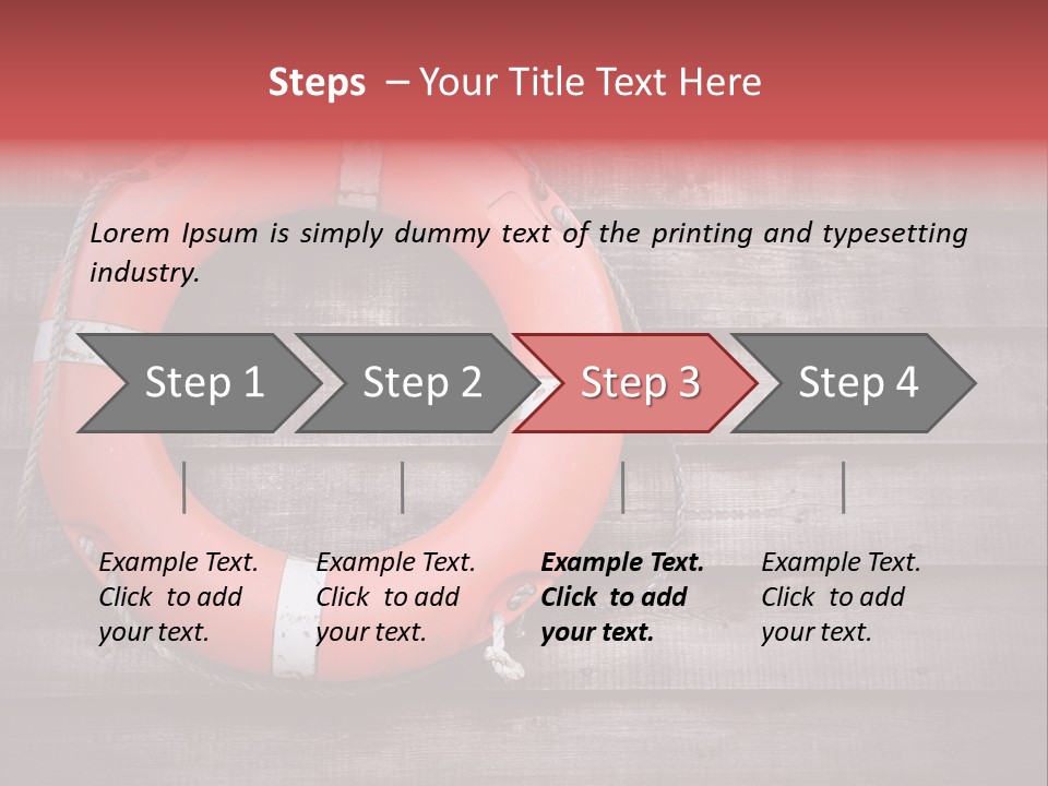 Buoy Swimming Marine PowerPoint Template
